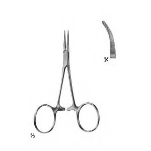 BABY-MOSQUITO (HARTMANN), 10 cm (4") 1x2 teeth STR. Kocher