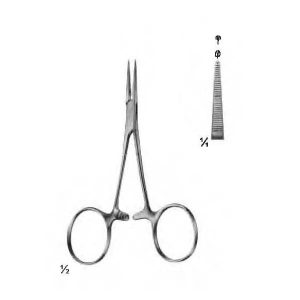 BABY-MOSQUITO (HARTMANN), 10 cm (4") 1x2 teeth CVD. Kocher