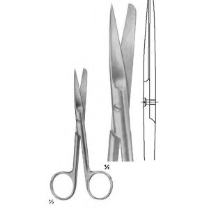 Operating Scissor, 18 cm (7 1/2") CVD. S/B