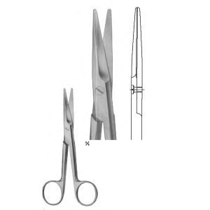 MAYO Dissecting Scissors, 14 cm (5.5") STR.