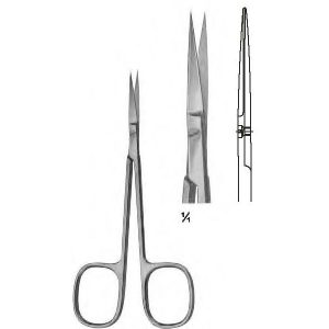 Iris Scissors, 12 cm (4 1/2") STR.