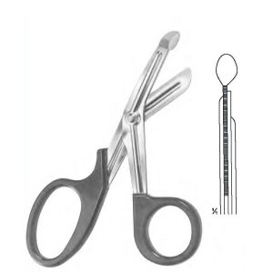 UNIVERSAL AND BANDAGE SCISSORS, 18 cm (7")