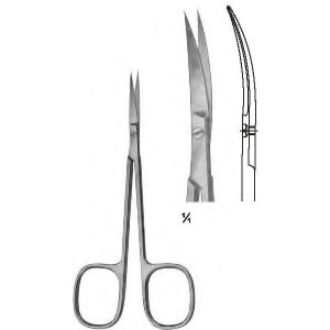 Iris Scissors, 12 cm (4 1/2") CVD.