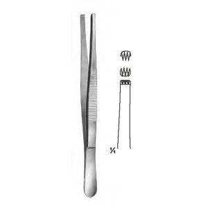 Dressing Tissue forceps, 1x2 Teeth 25 cm (10") A-S519 Dissecting forceps, 3x4 teeth 14.5 cm (5 1/2")