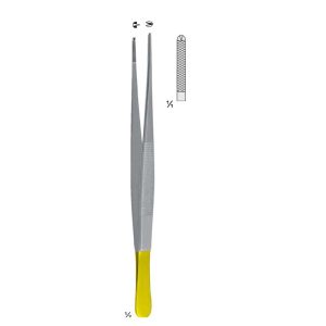 TC. Standard Dissecting forceps, 16 cm ( 6 / 2") 1x2 Teeth