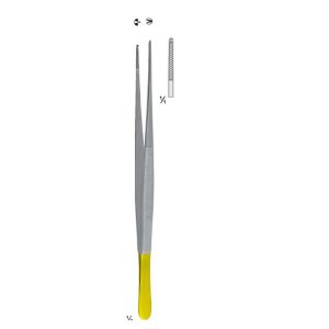 TC. Standard Dissecting forceps, 12.5 cm (5") 1x2 Teeth
