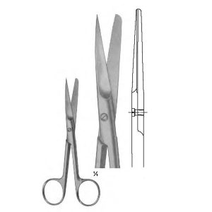 Operating Scissors Serrated, 13 cm (5") STR. S/B