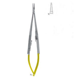 TC. Castroviejo Needle Holder, 18 cm (7") STR Smooth