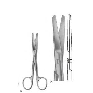 Operating Scissors, 11.5 cm (4 1/2") STR . B/B