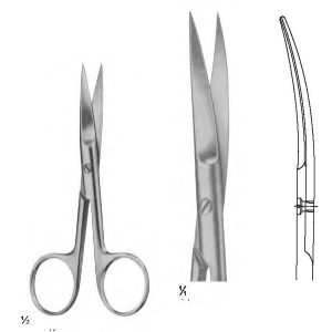 Operating Scissors, 13 cm (5") CVD. S/S